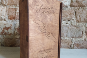 Макет коробки под бокалы лазерная резка