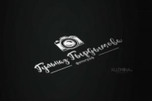 разработка логотипа для фотографа Гульназ