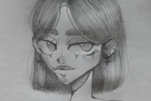 Пример моей работы на бумаге