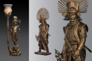 Фотосъемка бронзовой скульптуры «Галереи Бушнева».