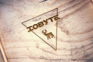 Лого с мокапом.