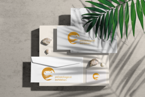 Оформление канцелярии с фирменным лого.