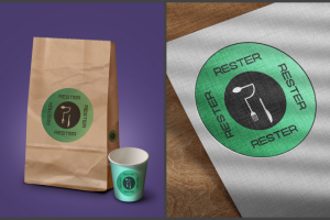 Дизайн упаковки с логотипом.