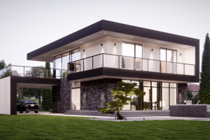 Стильный современный дом