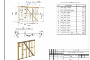 Схема сборки стены