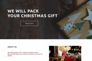 ChristmasJoy website design