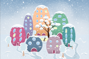 Зимний дворик