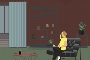 Полина - художница