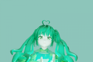 3Д модель девушки