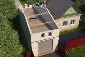 Анимация стройки гаража