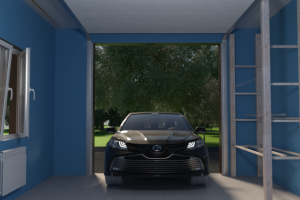 Анимация стройки гаража