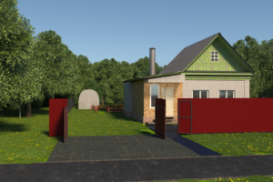 Анимация стройки гаража