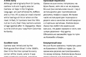 Кешью (ENG-RUS)