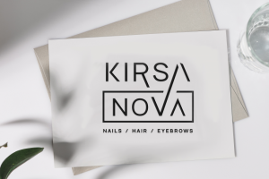 Логотип для салона красоты KIRSANOVA
