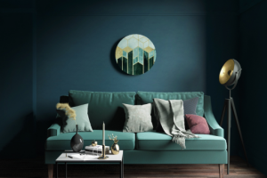 Темный интерьер