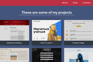 Мой сайт портфолио