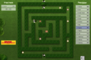 Флеш игра-лабиринт