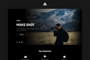 Лендинг для фотографа