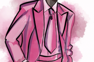 Fashion иллюстрация по коллекции Tom Ford