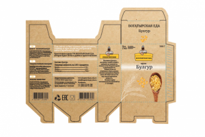 Развертка упаковки для круп