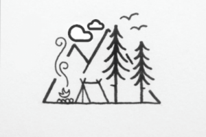 Эскиз для тату в минимализме