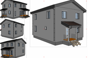 Проект двухэтажного дома