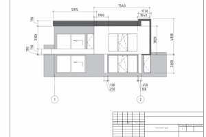 Проект частного дома (плюс спецификация проемов)