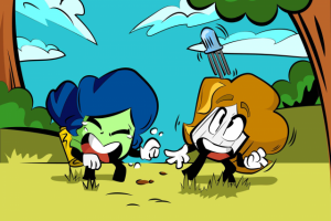 Иллюстрация для  американского детского проекта аналог Фиксиков