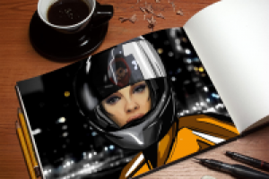 Эскиз к раскадровке рекламного ролика Adrenalin Rush