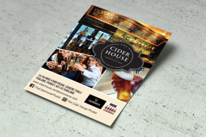 Флаер А5 для бара Cyder House
