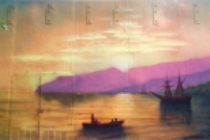 Роспись трансформаторной будки "Суда на рейде"