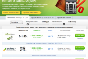 Аудит портала микрозаймов