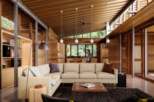 Интерьер загородного дома.