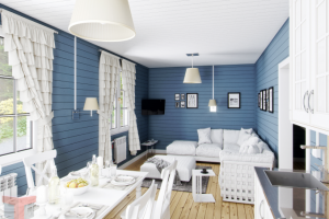 Интерьер каркасного дома2