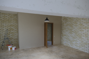 Чистовая отделка промышленного здания.