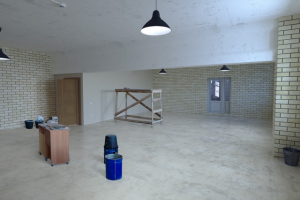 Чистовая отделка промышленного здания.