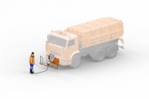 Моделирование коммунальной техники для сайта компании.