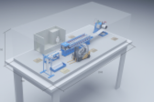 Макет станка металлопроката