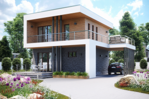 Экстерьер коттеджа