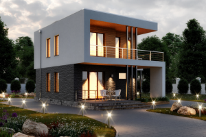 Экстерьер коттеджа