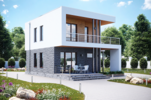 Экстерьер коттеджа