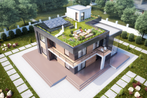 Экстерьер коттеджа