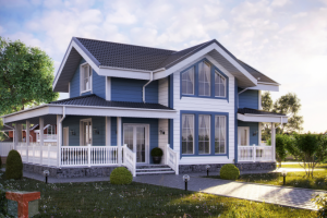 Визуализация экстерьера коттеджа