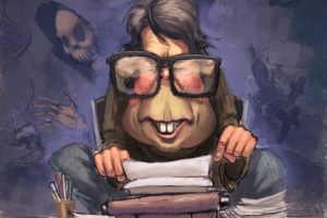 Stephen King Caricature