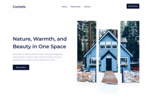 Сайт про домики