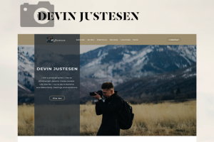 Landing page для фотографа