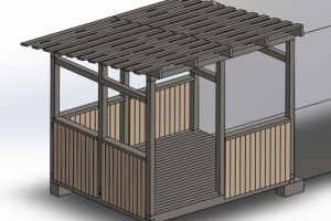 Садовый домик-времянка