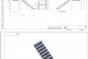 Лестница с набежными ступенями