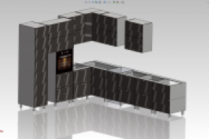 Кухня угловая модерн