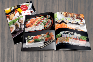 Меню ресторана суши